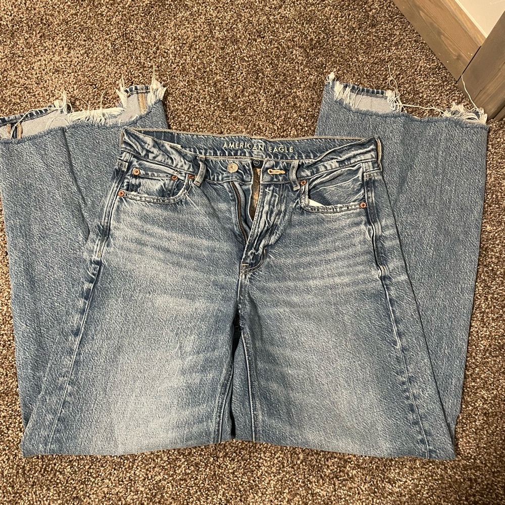 AE Super High-rise baggy wide leg jeans
